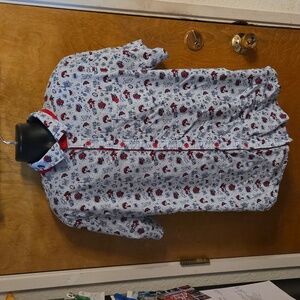 Marvel Spiderman Shirt  Button Down  Short Sleeve Disneyland All Over Print XXL